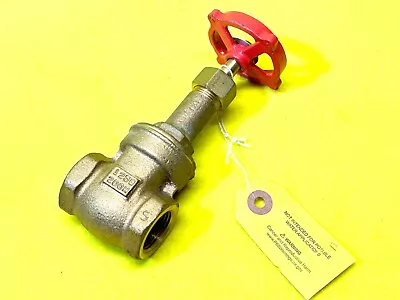 Milwaukee 3/4  Npt Threaded 125-swp 200 Wog Solid Brass Gate Valve Fig. 148 • $29.95