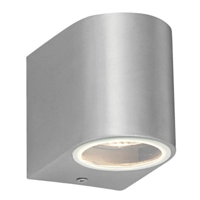 £12.50 • Buy DORON Silver GU10 Wall Light - Outdoor Garden Downlight - Waterproof IP44