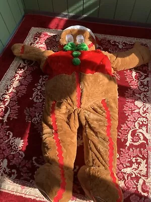 GINGERBREAD MAN PLUSHIMAL COSTUME MASCOT CHRISTMAS.  NewWithout Tag • $375