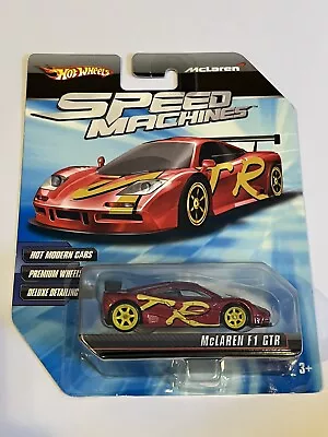 Hot Wheels 2010 McLaren F1 GTR Red Yellow With Speed Machines CM6 Co-Molds T4410 • £169