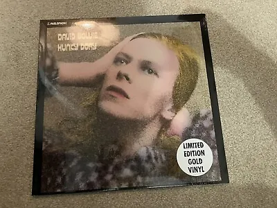 David Bowie - Hunky Dory  Gold Vinyl Reissue 2017 NM/NM Still Sealed Great Price • £35