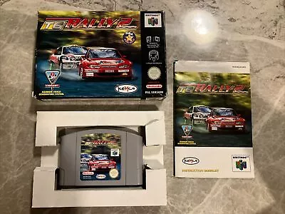 N64 TOP GEAR RALLY 2 ~ Nintendo 64 PAL Complete In Box W/ Box Protector • £49.99