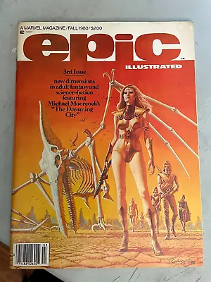 Epic Illustrated # 3 - 1st Dreadstar By Jim Starlin 1980 VF Condition Magazine • $29.95