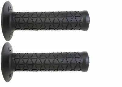 OLD SCHOOL BMX AME Tri Grips BLACK Bike Bicycle Grips PAIR With Sticker • $12.95