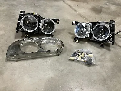 NOS VW Golf Rabbit MK3 Smoked Hella STYLE Double Projector Euro HEADLIGHTS #34 G • $349