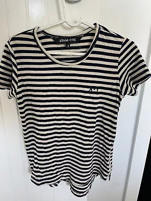 Boys Shirt Adam And Yve Size 3 Years. Adam And Yve Striped Navy Mullet Hem Zips • $12