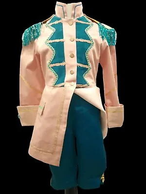 Christmas Nutcracker Soldier Costume - Kids Size 6 Unisex Rose Gold & Teal • $125