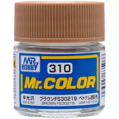 Mr. Hobby Mr. Color Lacquer C310 Semi-Gloss Brown FS 30219 C310 10ml • $2.69