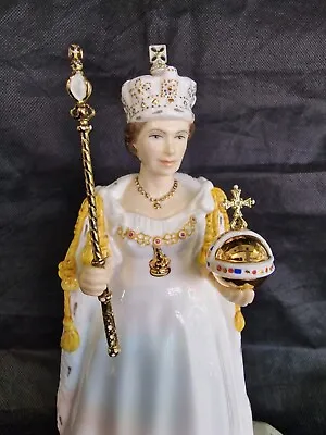 Rare COALPORT Figurine Queen Elizabeth II 2012 Diamond Jubilee  • £79.99