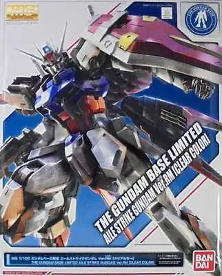 MG 1/100 Gundam Base Limited AILE Strike Gundam Ver. RM Clear Color Gunpla JAPAN • $105