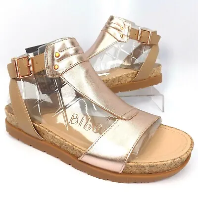 CAT Caterpillar Mystic Metallic Rose Gold Women's Sandals Size 9.5 M NEW 6517 • $28.81