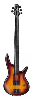 Ibanez Gary Willis GWB205 5-String Fretless Bass Tequila Sunrise Flat W/ Gigbag • $1599.99