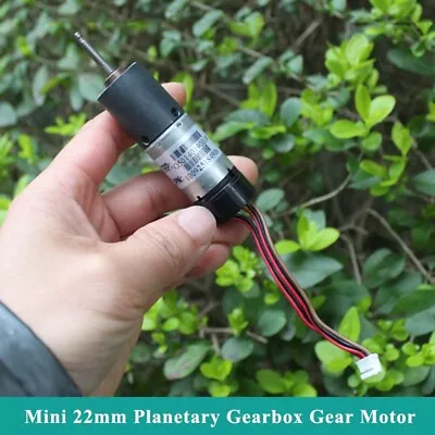 Mini 22MM Planetary Gearbox Gear Motor DC 5V-12V 86RPM Slow Speed Large Torque • $4.75