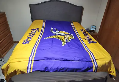 MN MINNESOTA VIKINGS Football Full Size (85 X74 ) Comforter Bedding Purple Gold • $49.99