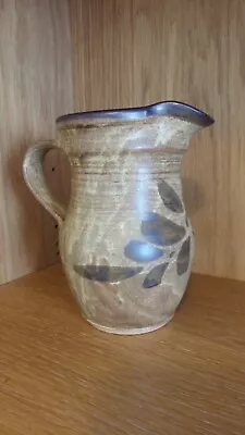 VINTAGE STUDIO POTTERY 15cm TALL WATER/MILK JUG. NO DAMAGE. VGC • £4.99