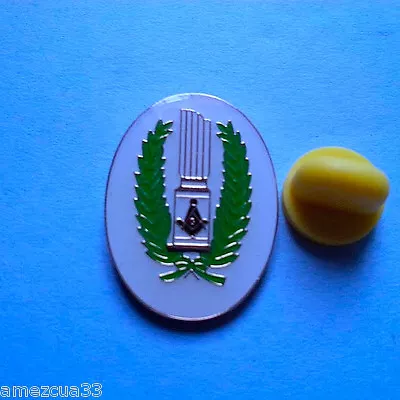 Large Master Mason Broken Column Lapel Pin • $7.99