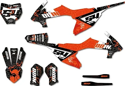Graphics Kits To Fit KTM 65 SX 2016 - 2023 Master Style Sticker Kit Decals Kit. • $199.90