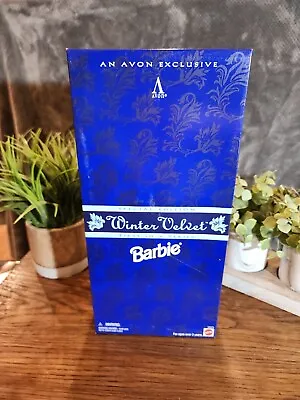 Winter Velvet Barbie #15571 Avon Special Edition 1995 New In Original Box • $7.99