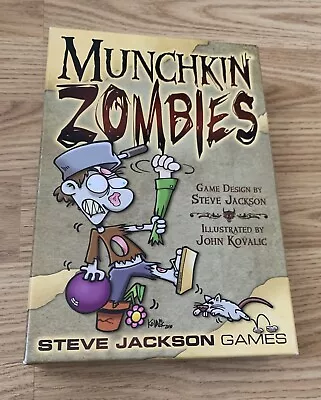 Munchkin Zombies Zombie Apocalypse Themed Board Game (3-6 Players)  • $24.04