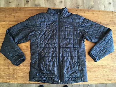 Patagonia Nano Puff Puffer Jacket Mens M Modified/Repaired Black Primaloft • $49.99