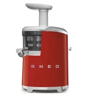 SMEG Retro Style 50’s Slow Juicer Machine SJF01PBUK 150WNew Excellent+Free Gift • £220