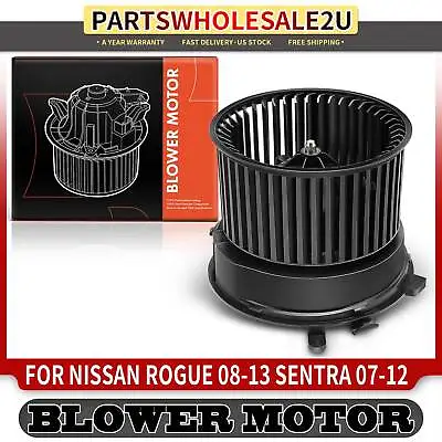 AC Heater Blower Motor For Nissan Sentra 07-12 Rogue 08-13 Rogue Select 14-15 • $31.33