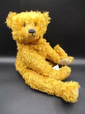 1996 WILLOW A Pat Murphy Artist Teddy Bear With Long Curly Gold Mohair 19  • $22.50