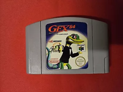 GEX 64 ENTER THE GECKO - NINTENDO 64 (N64) - Free Post • $32