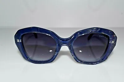 New Roberto Cavalli Authentic Alathfar Blue Glitter 797S 92B 54mm Sunglasses • $64.99