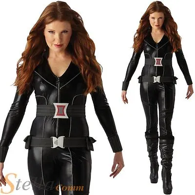 £43.99 • Buy Ladies Black Widow Costume Avengers Superhero Adult Fancy Dress Halloween Outfit