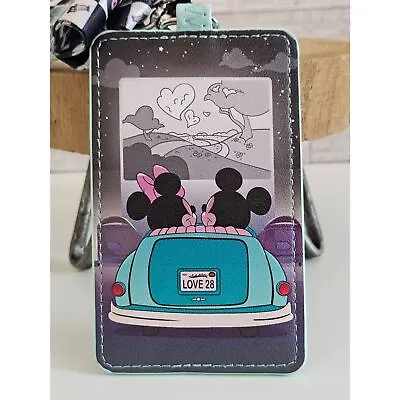 NEW Mickey And Minnie Date Night Drive-In Lanyard/Loungefly • $12