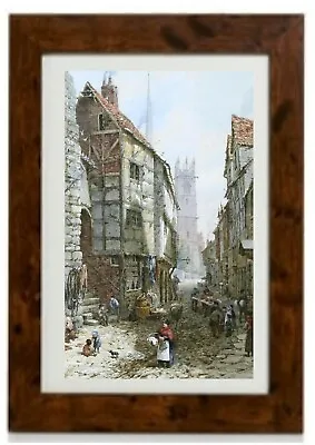 Fish Street Shrewsbury Framed Print By Louise Rayner • £28.04