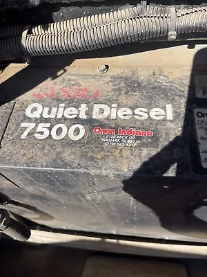$6600 • Buy Onan 7500 Rv Quiet Diesel Generator
