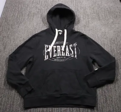 Everlast Heavyweight Hoodie Warm Up Gym Double-Sided Retro Look Logo Men's M • $31.29