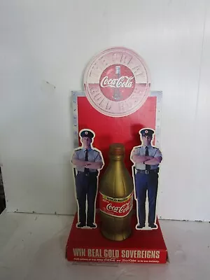 Coca Cola Display.  Coca Cola The Great Gold Rush Counter Display.  • $25