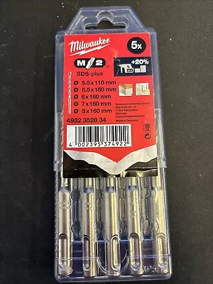 Milwaukee 4932352834 SDS Plus 5 Piece Drill Bit Set • £12.98