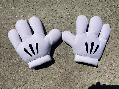 Disney Parks Mickey Mouse Plush Gloves Costume Hands Set • $13