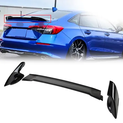 For 06-11 Honda Civic 2DR Coupe Glossy Black Mugen Style RR Trunk Wing Spoiler • $77.69