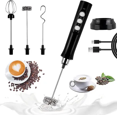 Egg Whisk Frother Handheld Electric Mixer Hand Blender Electric Hand Mixer Small • £13.94