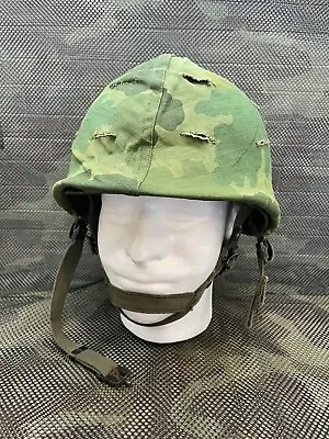 Late Vietnam Era US M1 Paratrooper Helmet • $220