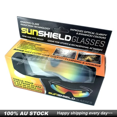 $18.65 • Buy Tac Glasses Standard Compliant Uv Protection Polarised Sun Shield AU STOCK