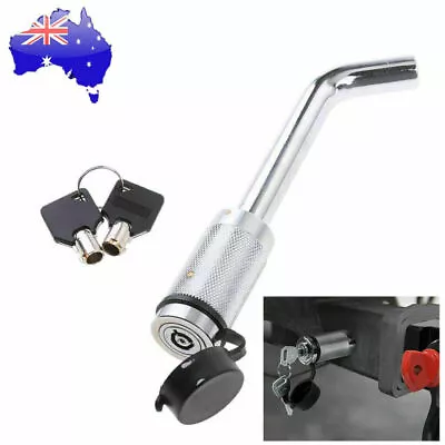 $15.99 • Buy Hitch Pin Lock Receiver Tow Bar Ball Security L Type Caravan Trailer Anti Theft
