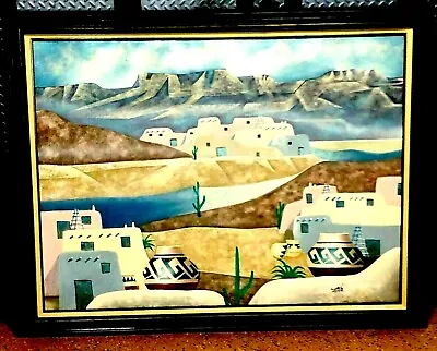 Original Myjung Mario Jung Native American Southwest Painting On Canvas Signed • $849.99