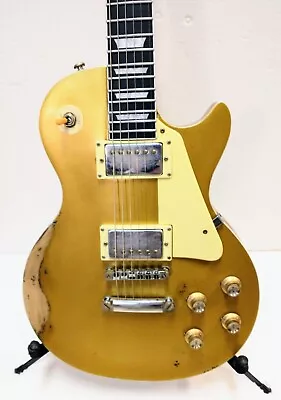  RELIC  Les Paul GOLDTOP  Style  Guitar W/Epiphone By Gibson Pickups *LOOK HERE! • $650