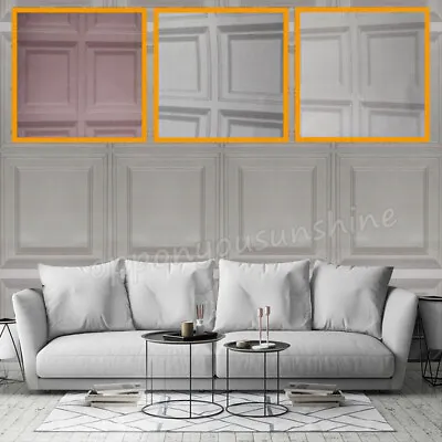 Wood Panel Wallpaper 3D*Effect Feature Wall.Grey Cream Pink Wall Papers Decor.UK • £6.99