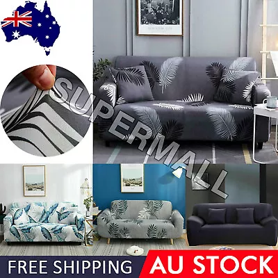 $21.99 • Buy Sofa Covers Stretch Lounge Slipcover Protector Couch Cover 1/ 2/ 3/ 4 Seater OZ