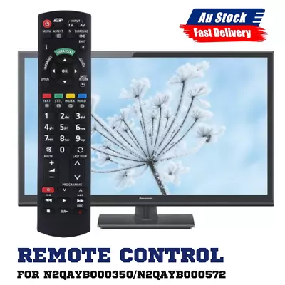 1X Smart TV Remote Control Replacement For N2QAYB000350 Panasonic Viera LED LCD • $13.99