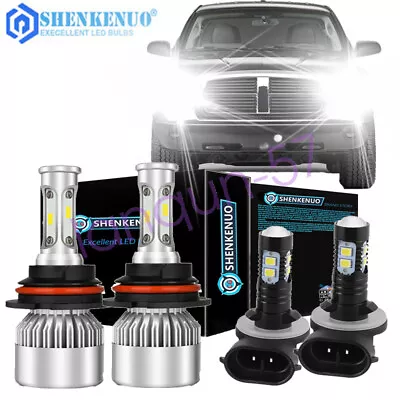 For Dodge Dakota 2001-2004 Combo 9007 LED Headlight + 881 Fog Light Bulbs Kit • $24.79