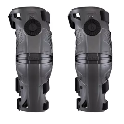 Mobius X8 Pair Knee Braces Medium Storm Grey Dirt Bike MX ATV - OPEN BOX ITEM - • $539.95