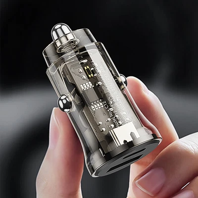 $12.15 • Buy Car Charger Dual Port USB Type C Fast Charge For IPhone 14 13 12 X 8 Samsung S22